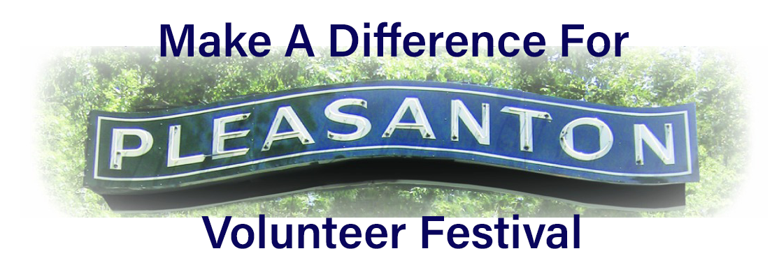 Make A Difference for Pleasanton Volunteer Festival Logo