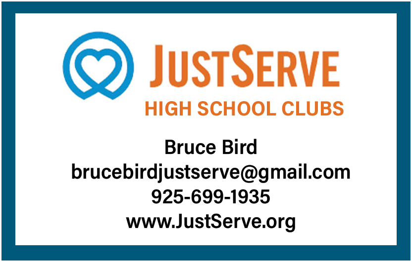 JustServe High School Clubs contact info for the Make A Difference for Pleasanton Festival Website